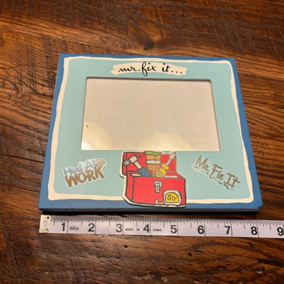 Handmade Tool Artwork  & Frame - nursery or kids bedroom - Picture 9 of 13